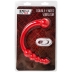 Вибратор ToyFa Black &amp; Red двусторонний