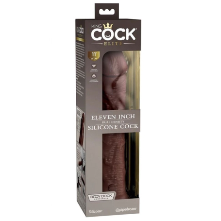 Фаллос King Cock 11" Silicone Dual Density